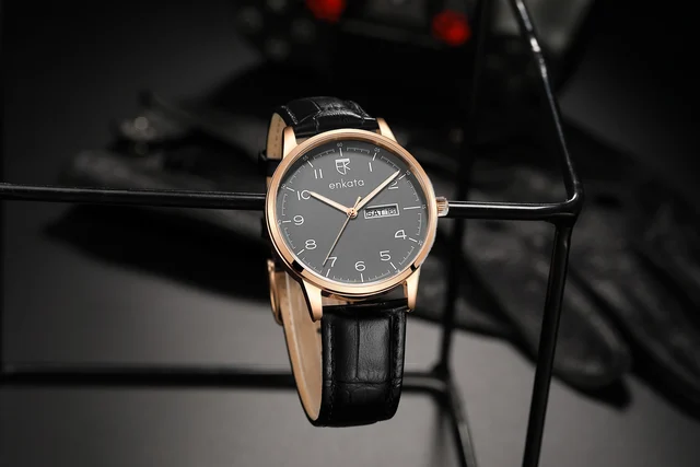 Enkatawatches Apus II Grey-Black L kol saati
