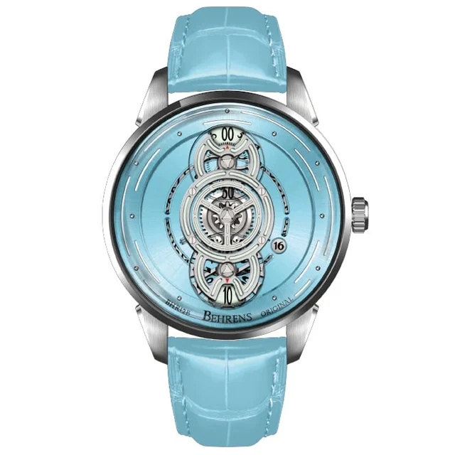 Behrens Interstellar Travel Lake Blue BHR012BLU02 kol saati
