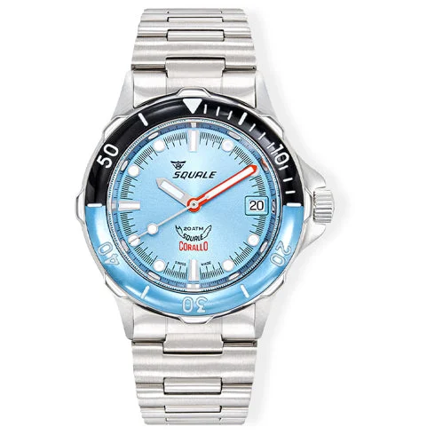 Squale Corallo 2008 Sky CORALBICLB.AC 44 mm kol saati