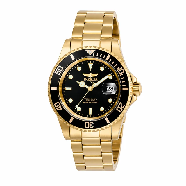 Invicta Open Box Pro Diver Coastpath Watch - 40mm. Gold (AIC-26975) kol saati
