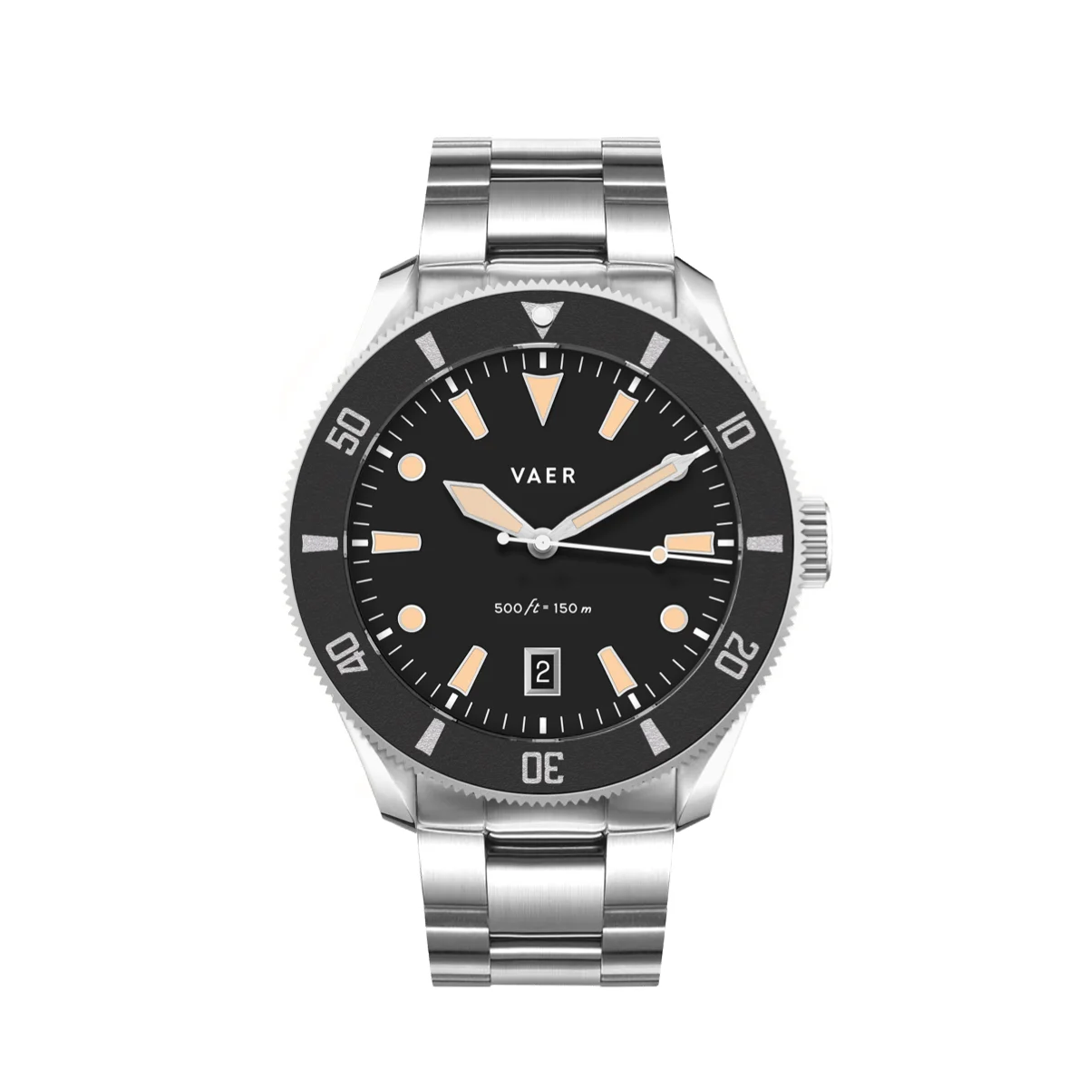 Vaer DS2-AR39-SIL20BLK-NY20KHA 39 mm kol saati