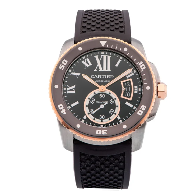 Cartier CARTIER, REF. 3729, CALIBRE DE CARTIER DIVER, STEEL AND GOLD kol saati