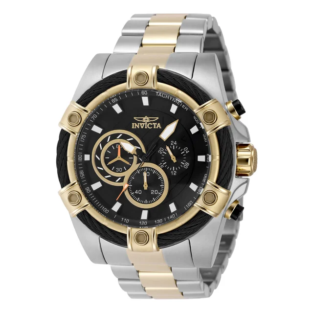 Invicta Bolt Ace Watch - 52mm. Gold, Steel (48868) kol saati