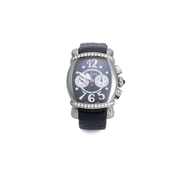 Ellicott 1738 Ref. LTCXL-1-126200, self-winding, chronograph, minute counter, black dial;