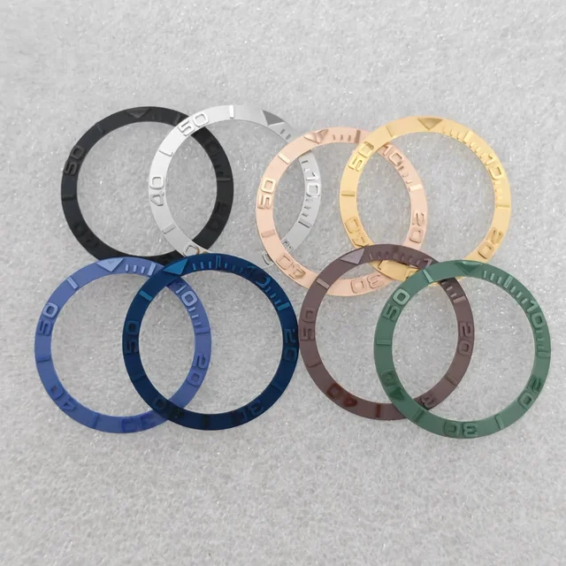 Tandorio Yacht Master Bezel Insert 38mmx30.5mm ceramic ring for yacht Sub GMT etc cases 62