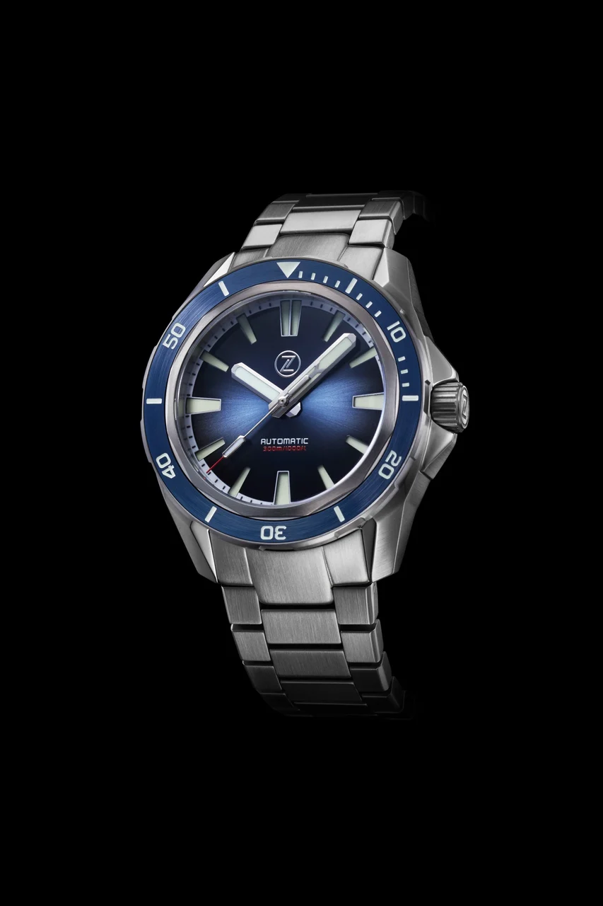 Zelos Swordfish V2 300m Diver Seiko NH35 Midnight Blue 22 mm kol saati