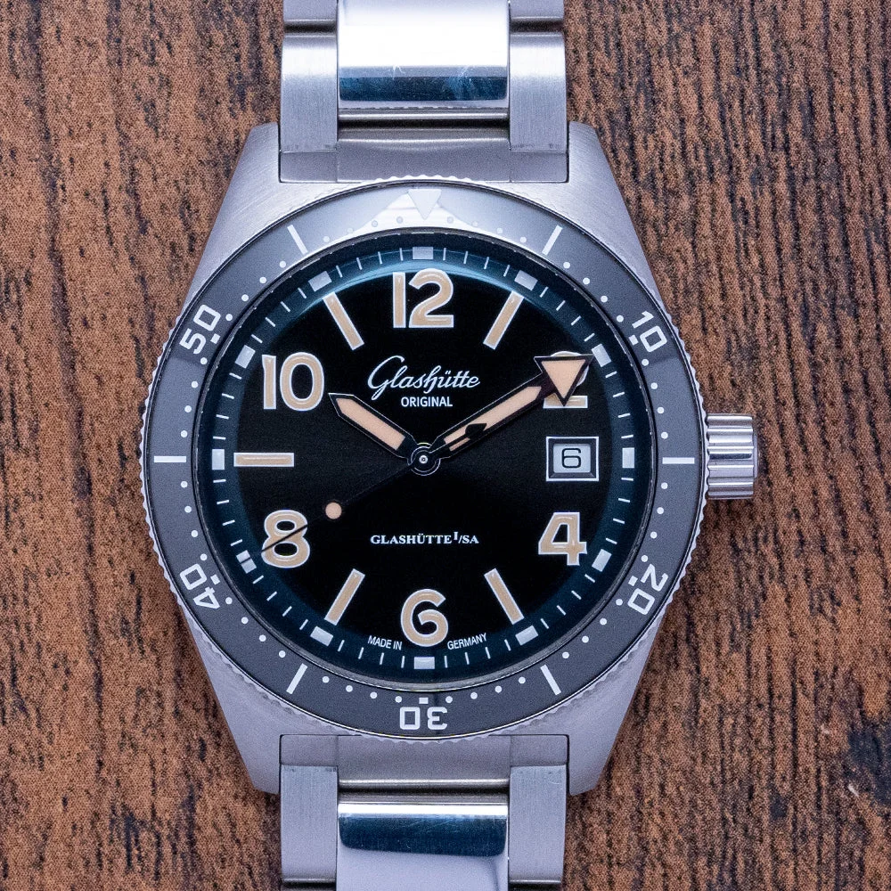 Glashutte Original SeaQ 1-39-11-0680-70 40 mm kol saati