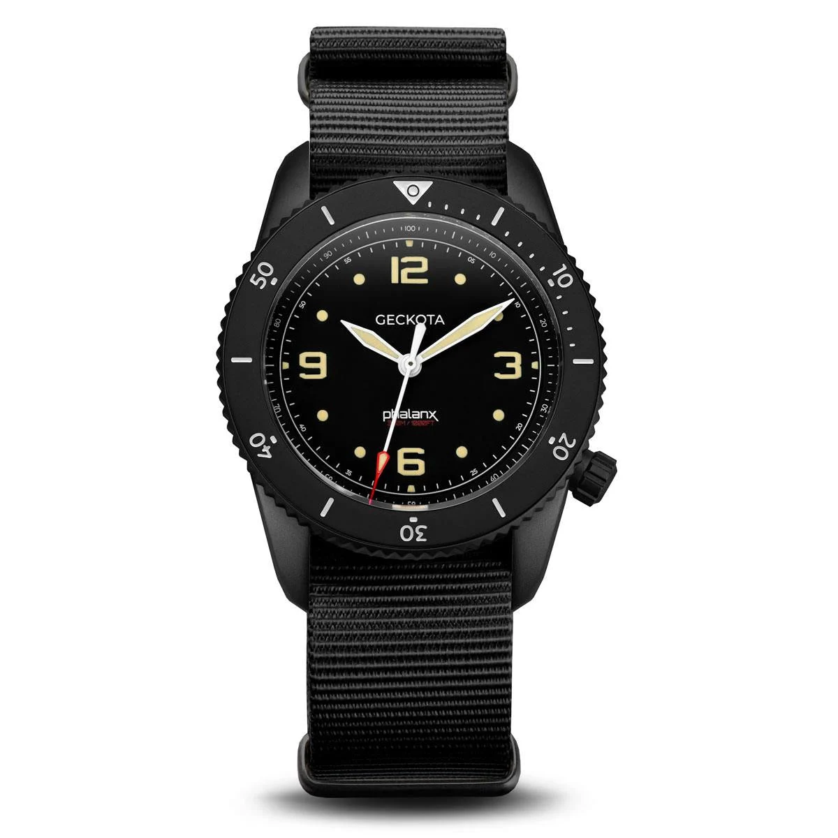 Geckota GTA-EOR-739-BB-N809-1-BK 42 mm kol saati