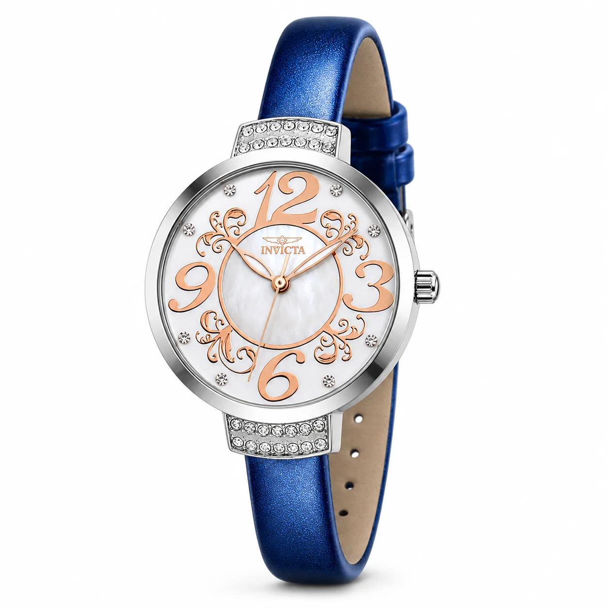 Invicta Celestial Florisque Watch - 33mm, Blue (70337) 33 mm kol saati