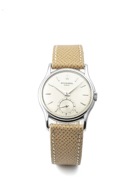 Patek Philippe PATEK PHILIPPE REF 1527, MANUAL-WINDING WRISTWATCH; PLATINUM kol saati