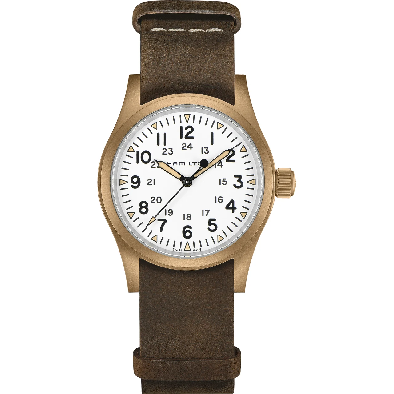 Hamilton Khaki Field Mechanical Bronze H69459510 38 mm kol saati