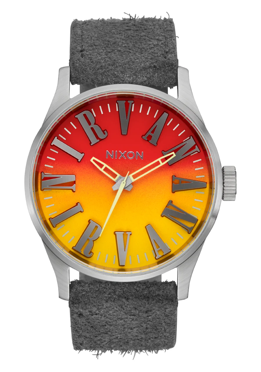 Nixon US Nirvana Sentry Leather - Unplug Fade A1418-5274-00 kol saati