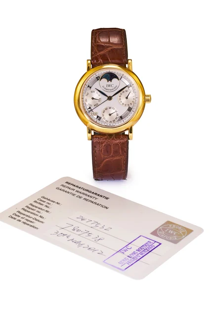 IWC IWC, REF. 3541, PORTOFINO PERPETUAL, GOLD kol saati