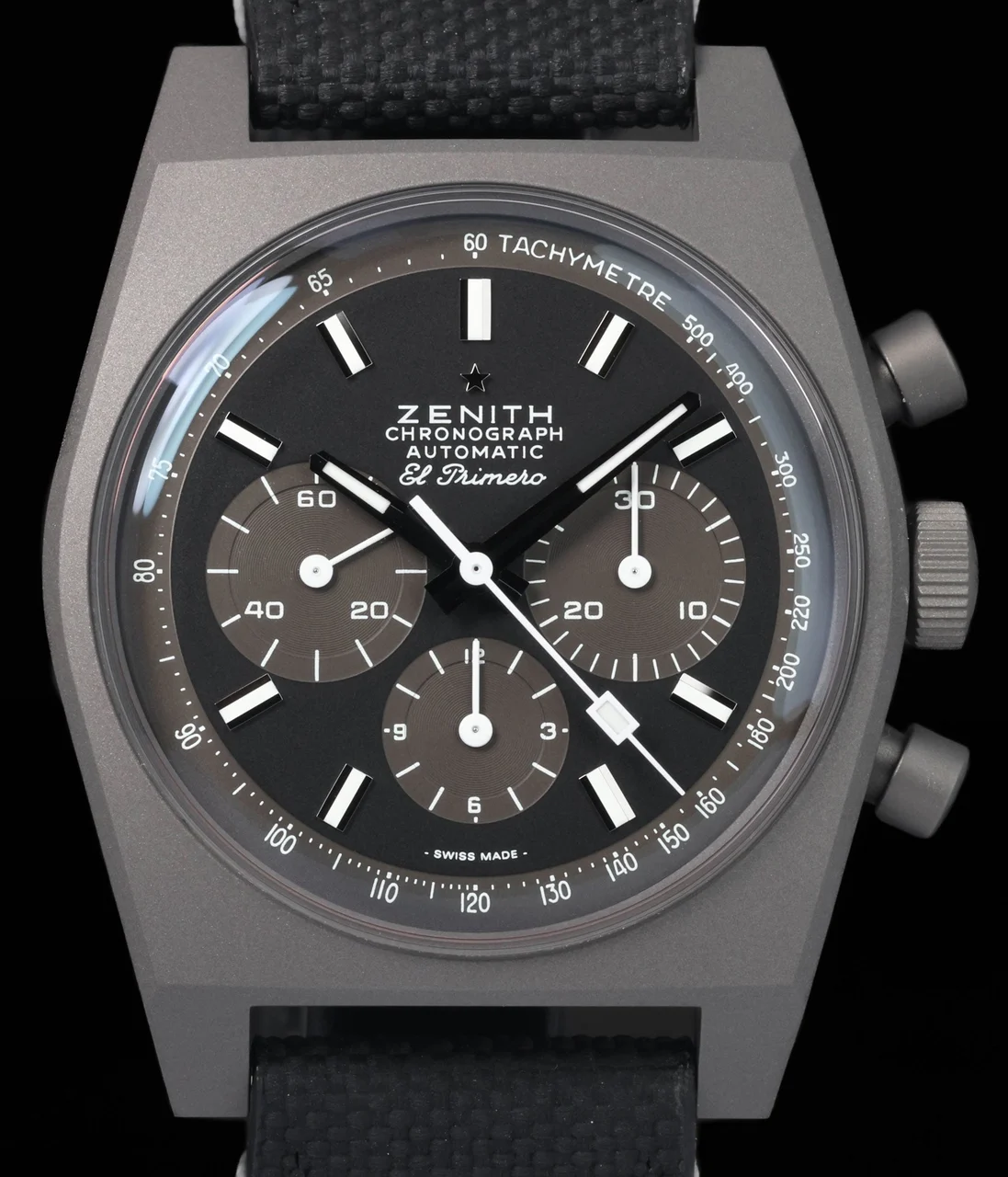 Zenith Chronomaster ZENITH-EL-PRIMERO-CHRONO-97.T384.4061/21.C822-REVIVAL-SHADOW-2022 37 mm kol saati
