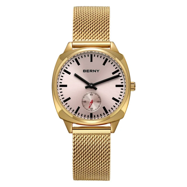 BERNY Women Quartz Square Watch-2785L 2785L-PK kol saati