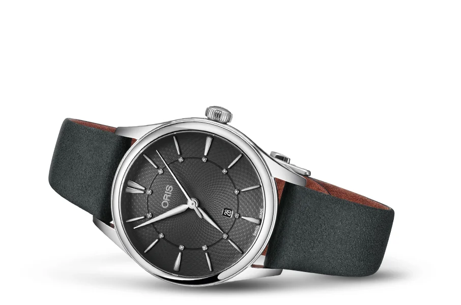 Oris Artelier Date Diamonds 01 561 7724 4053-07 5 17 34FC 33 mm kol saati