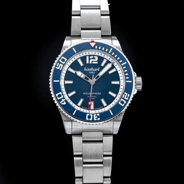 Hanhart Aquasphere Freefall Blue 772.270-6428 210009N34439 kol saati