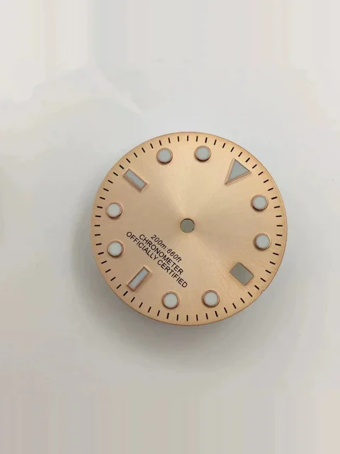 Tandorio Rose Gold Dial Gold dial Fit NH35 NH36 Blue Luminous custom Accessories 594912973