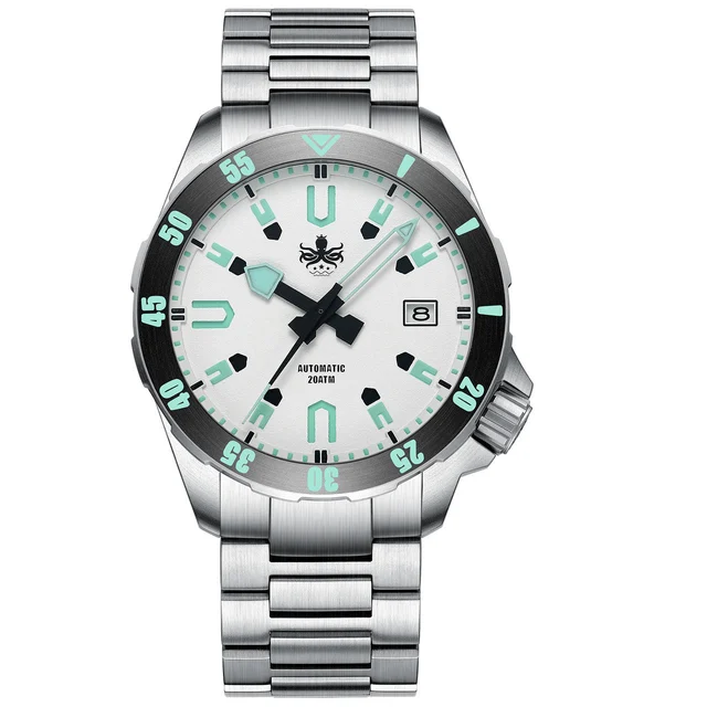 Phoibos Apollo Titanium 200-Meter Automatic Dive Watch with AR Sapphire Crystal #PY031F ko