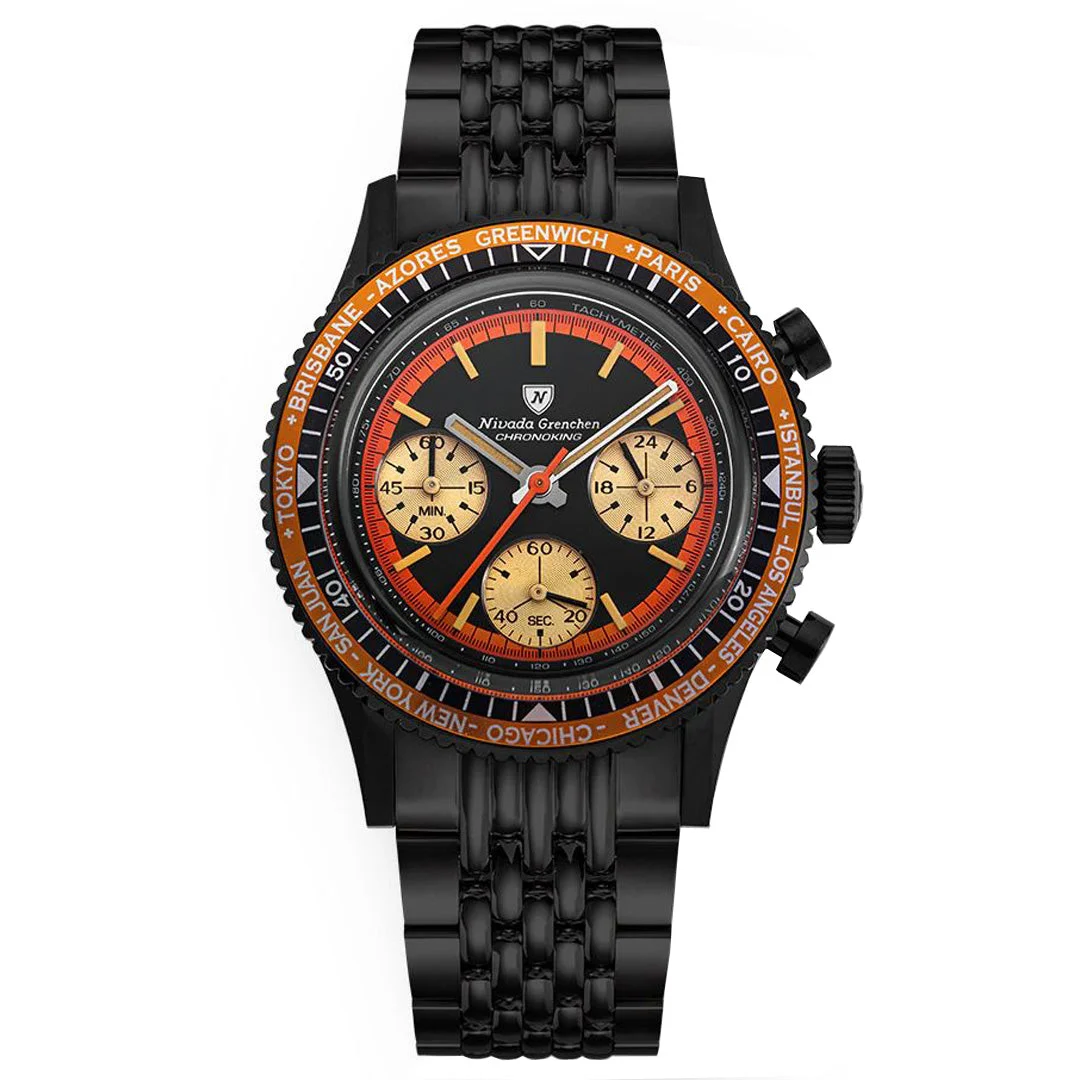 Nivada Grenchen Chronoking 87041Q04 38 mm kol saati