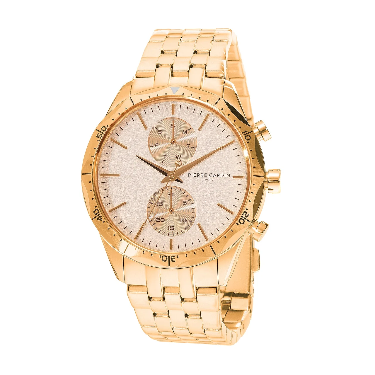 Heritage RacerTime Gold with Gold Metal Strap CF.1031.MG 43 mm kol saati