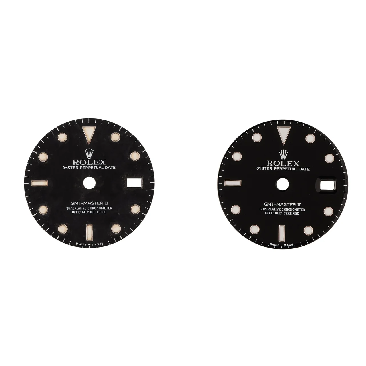 Rolex ROLEX, REF 16710/16760, GMT MASTER II DIAL, SET OF 2 kol saati