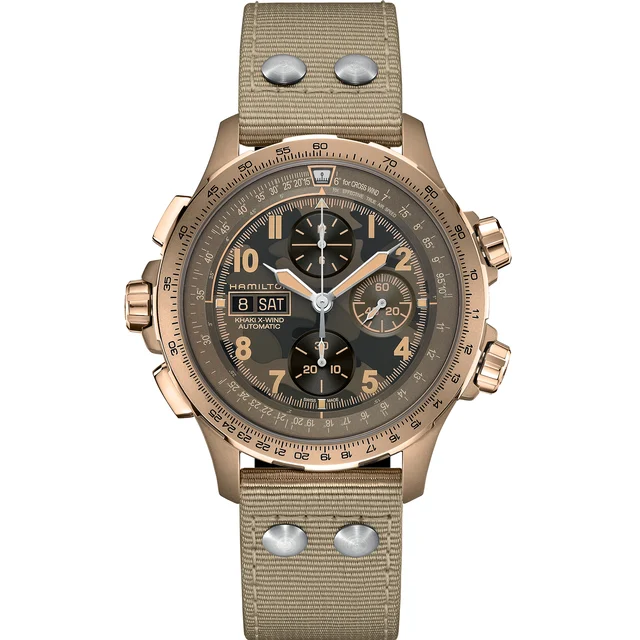 Hamilton Khaki Aviation X-Wind Auto Chrono H77916920 kol saati