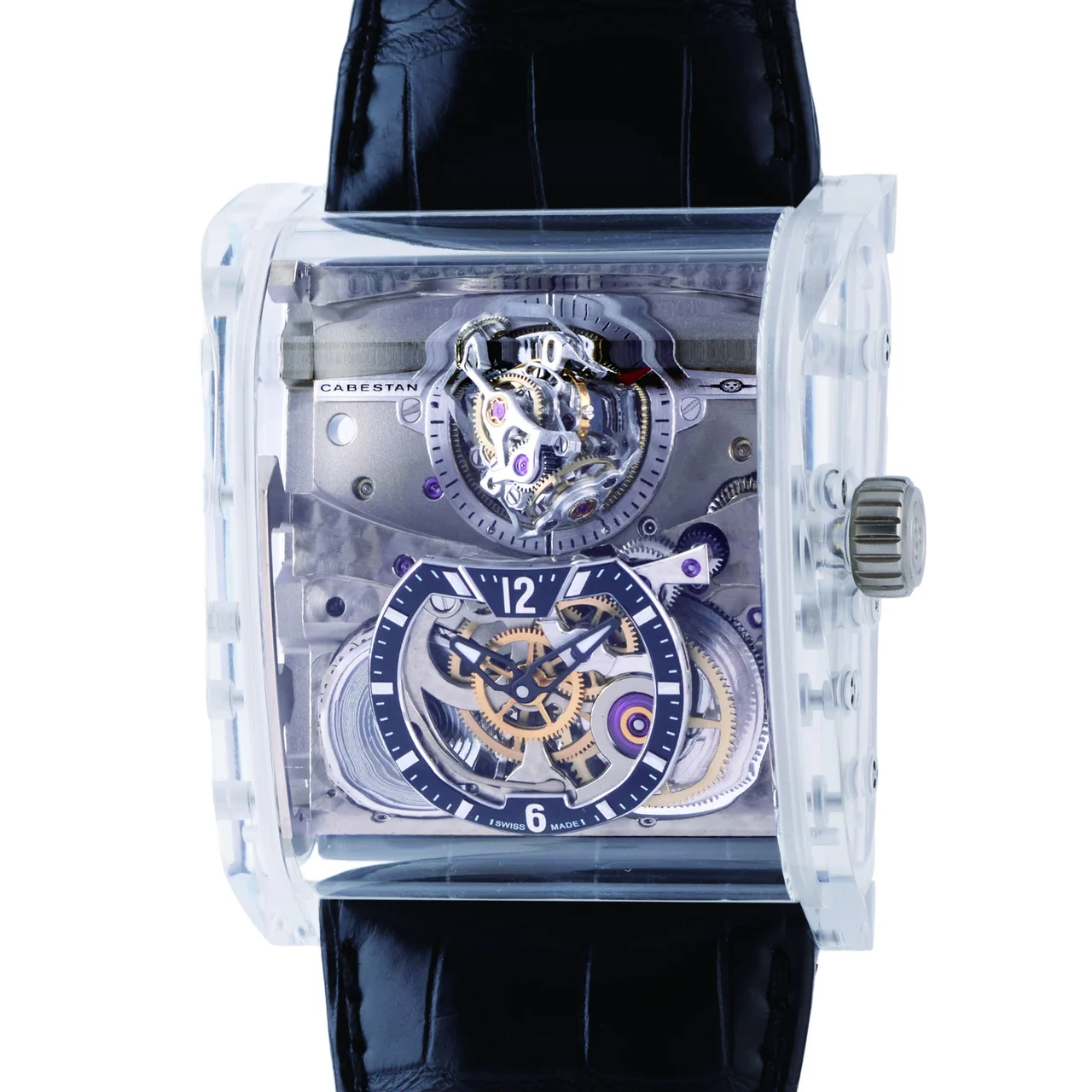 Cabestan CABESTAN REF. CAB0188, TRIPLE AXIS TOURBILLON, FULL SAPPHIRE CRYSTAL, LIMITED 03/50 kol saati