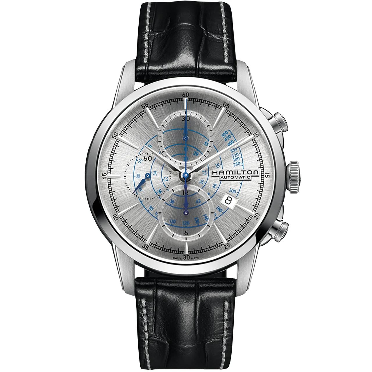 Hamilton American Classic RailRoad Auto Chrono H40656781 44 mm kol saati