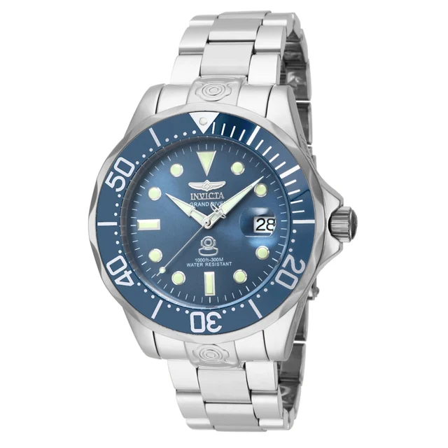 Invicta Grand Diver Deep Garrison Automatic Watch - 47mm. Steel (16036) kol saati