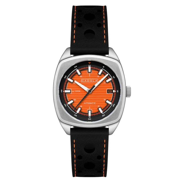 Cadola Buxton Automatic Tangerine Orange #CD-1057-05 kol saati