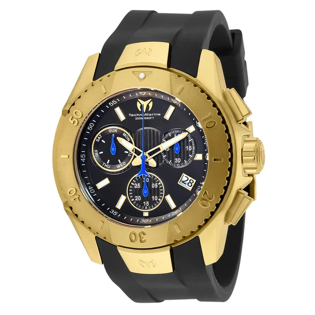 Technomarine Watch - 48mm, Black (TM-620003) kol saati