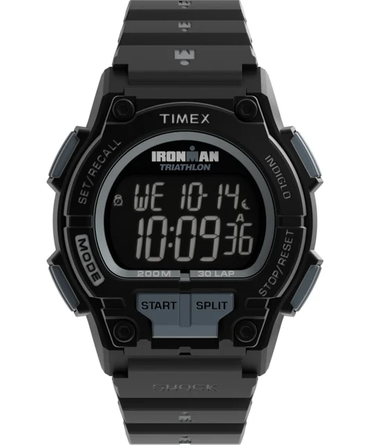 Timex IRONMAN® Shock Endure 42mm Resin Strap Watch TW5M64800 kol saati