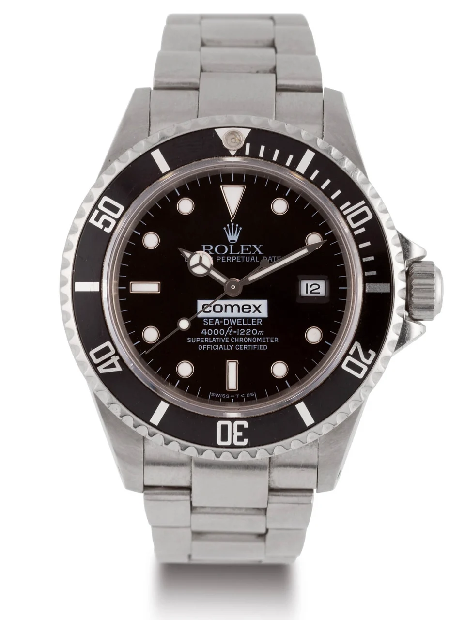 Rolex-Sea-Dweller Comex ROLEX-SEA-DWELLER COMEX, REF. 16600, PROPERTY OF THE DEEPEST WORLD DIVER: THÈO MAVROSTOMOS kol saati