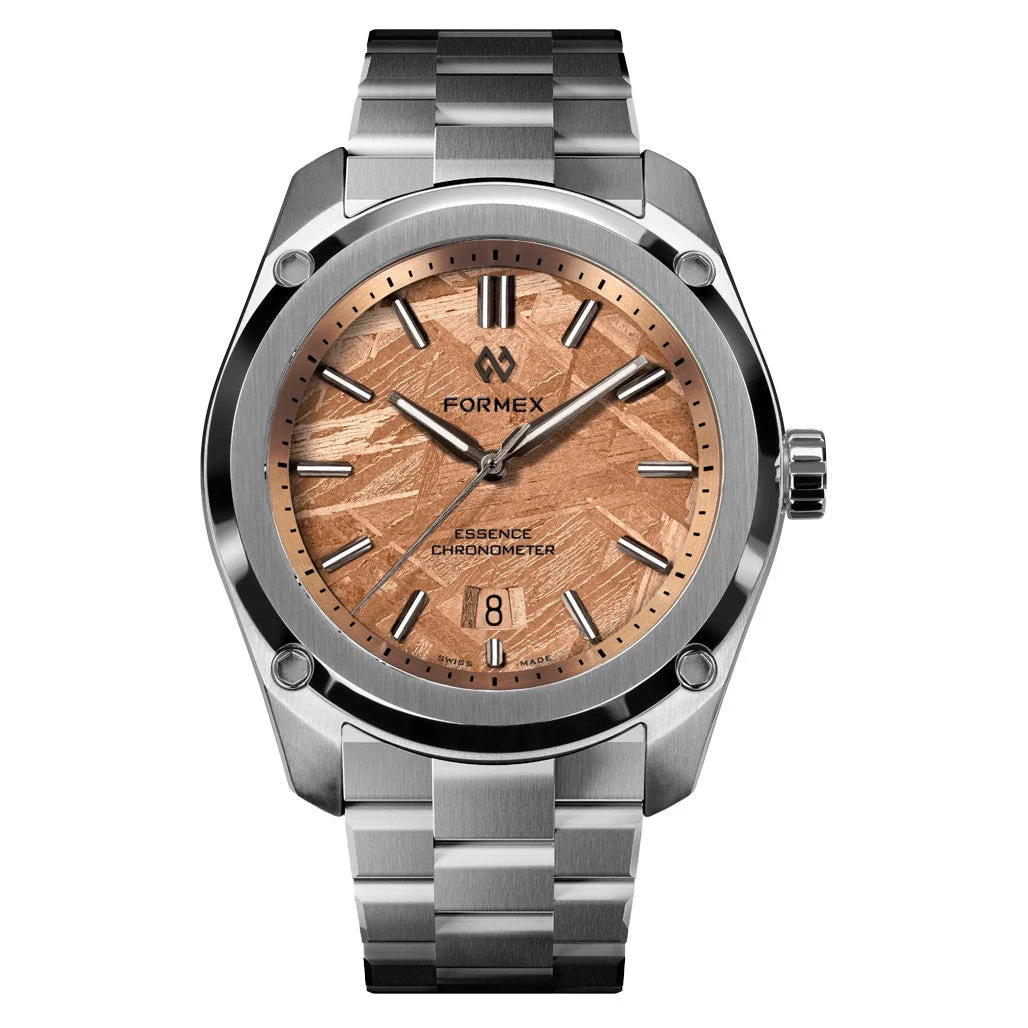 Formex Essence FortyThree Chronometer with Space Gold Meteorite Dial #0330-1-6395-100 45 mm kol saati