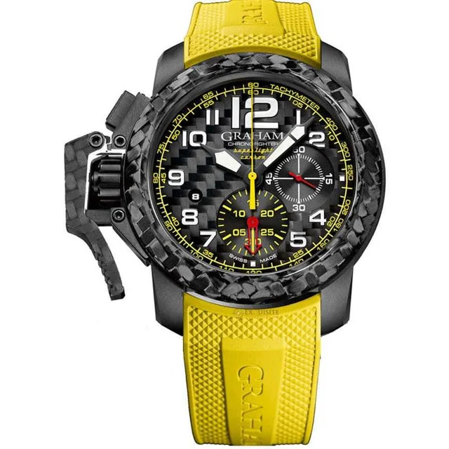Graham Chronofighter Oversize Superlight Carbon 2CCBK.B15A NAP210000011855 kol saati
