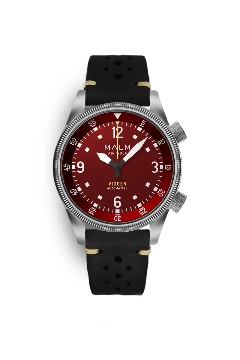 MALM watches Air Wolf Viggen MW-AW37RDSW200 40 mm kol saati