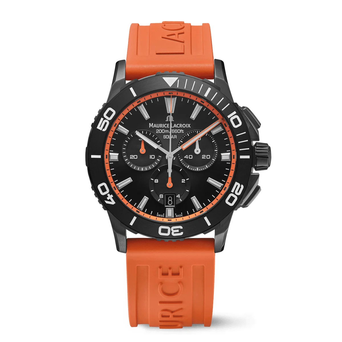 Maurice Lacroix Pontos S Solar Chronograph PT1038-DLB00-330-6 42 mm kol saati
