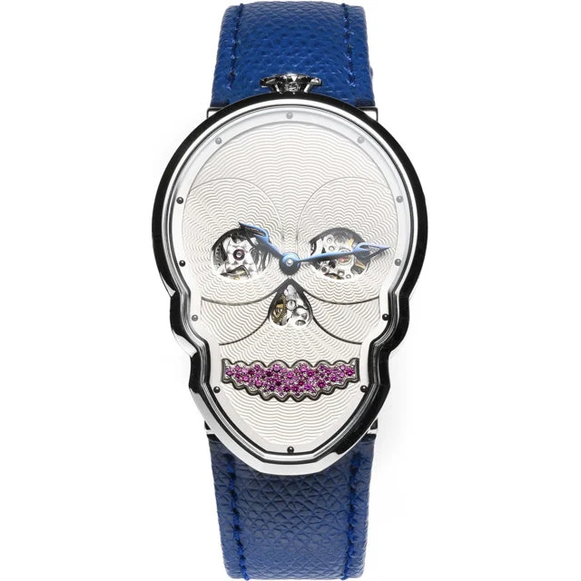 Fiona Krüger Petit Skull Silver Ruby Smile petit-skull-ruby-smile kol saati
