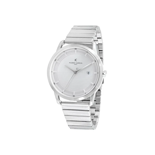 ST. GERMAIN Lines Watch with White Dial, Silver Case and Metal Links Strap CLC.6001 kol sa