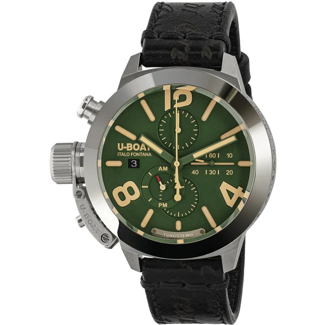 U-Boat Classico 45 Tungsteno Cas Green 9581 kol saati