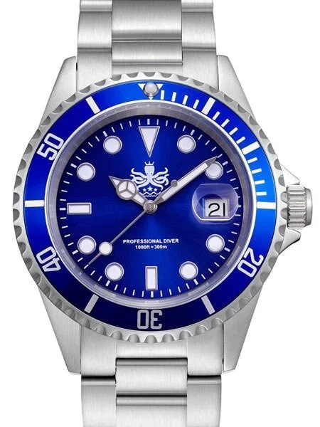 Phoibos Scratch and Dent - 300-Meter Swiss Quartz Dive Watch with Sapphire Crystal #PX002B SND842 42 mm kol saati