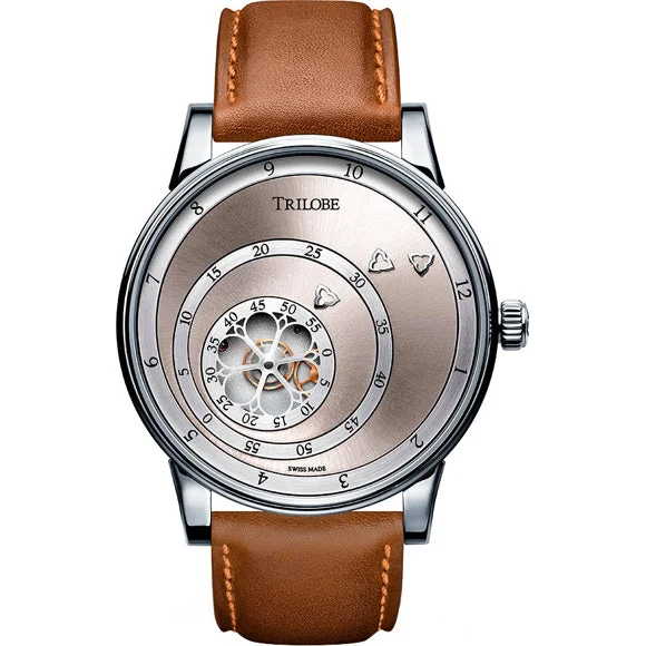 Trilobe Les Matinaux Sunray Silver Steel 38.5mm LM10AS kol saati