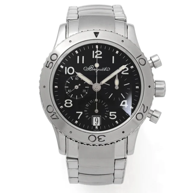 Breguet Type XX 3820 Black Dial kol saati