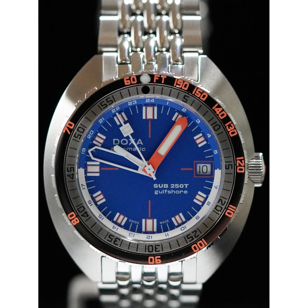 Doxa SUB 250T Gulfshore Limited Edition 210009N32316 40 mm kol saati