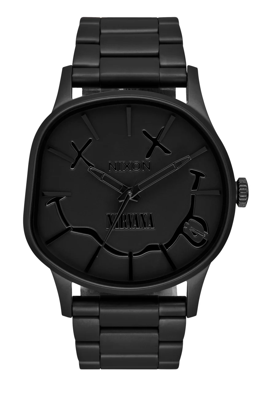 Nixon US Nirvana Sentry Wobble - Vanta Nirvana Smiley A1417-5337-00 kol saati