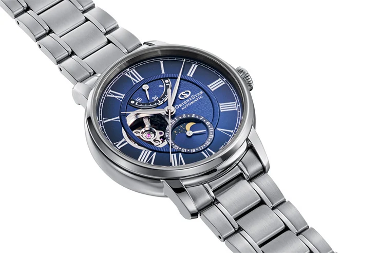Orient Star Mechanical Moon Phase RE-BT0006L 41 mm kol saati