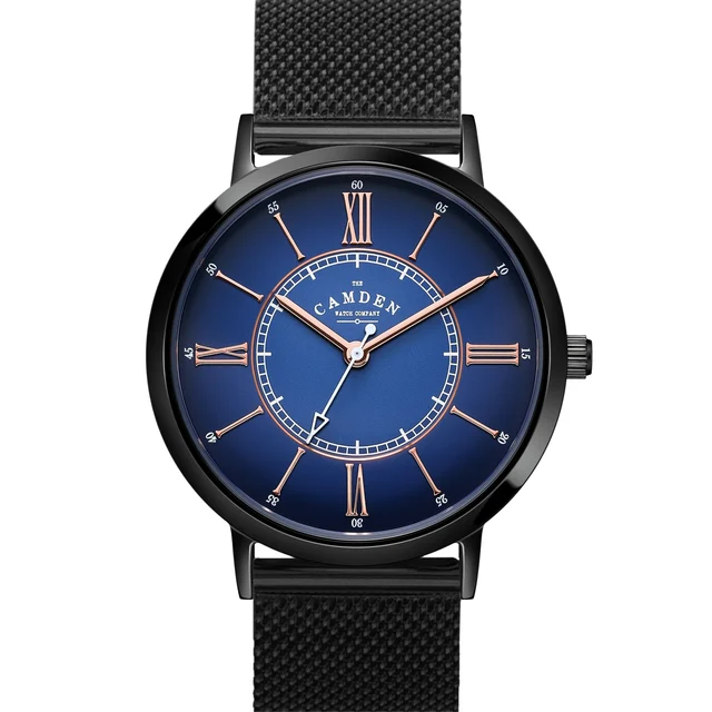 The Camden Watch Company 27-MIDNIGHT-MESH kol saati