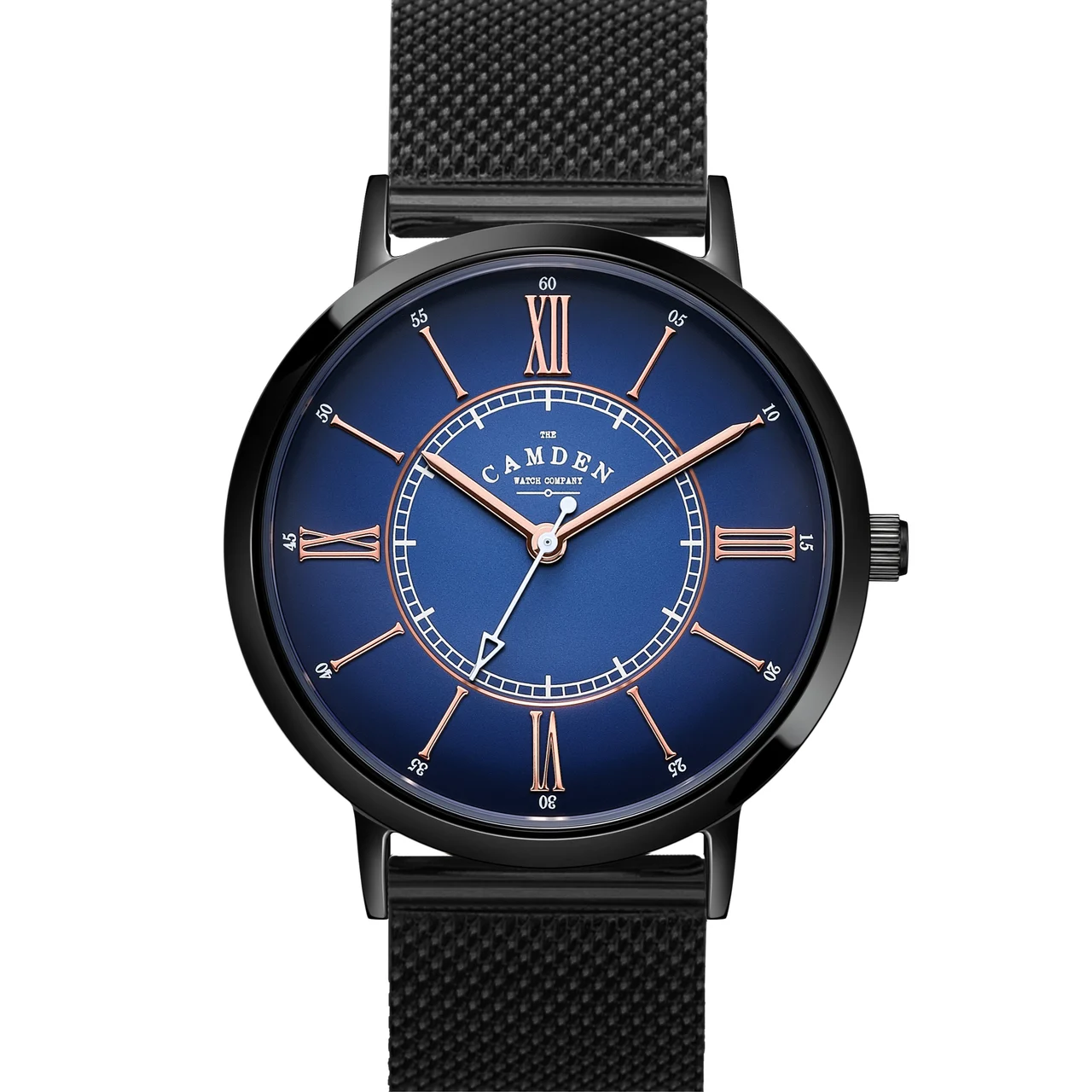 The Camden Watch Company 27-MIDNIGHT-MESH 37 mm kol saati