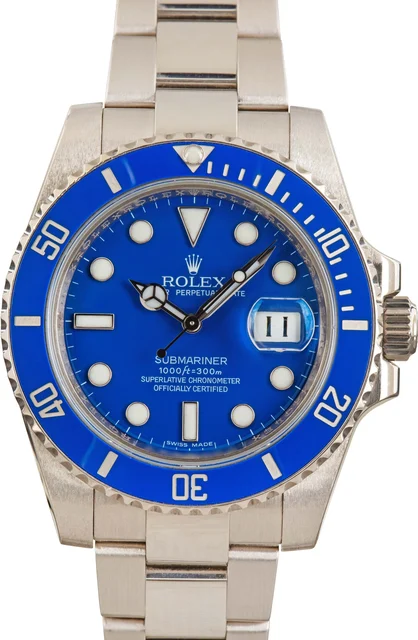 Rolex ROLEX REF. 116619 SUBMARINER WHITE GOLD kol saati